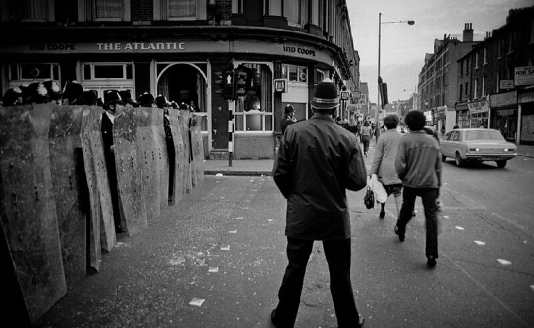 Photo from 1981 Brixton riots
