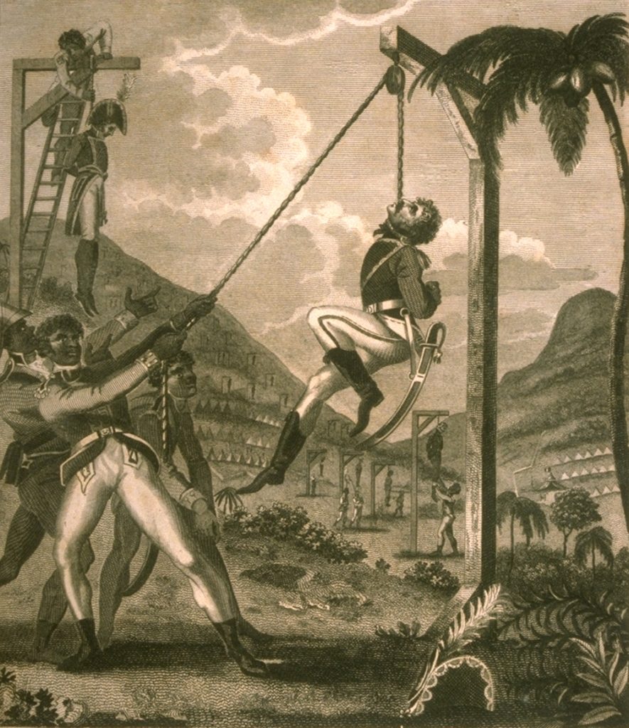 Illustration from An Historical Account of the Black Empire of Hayti, by Marcus Rainford, 1805. Slavery Images.