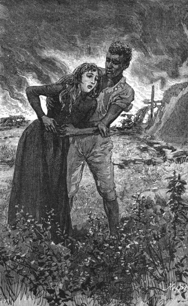 Illustration from Thérèse à Saint-Domingue, by Armand Fresneau, 1888. HathiTrust Digital Library, Princeton University.